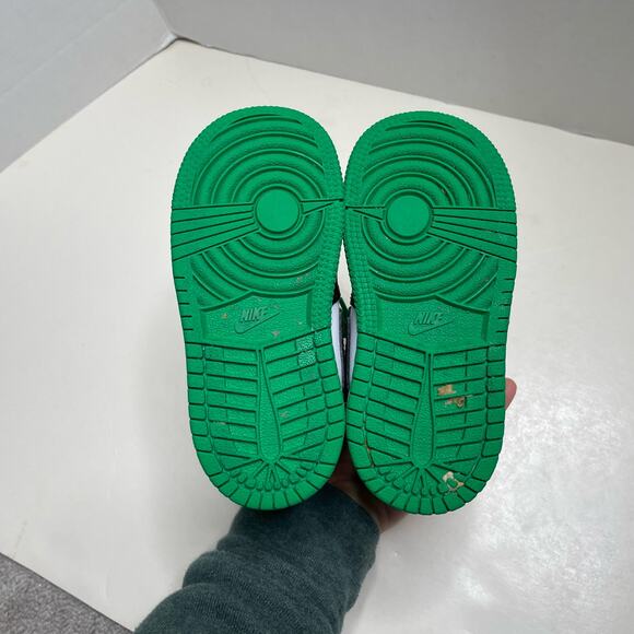 Nike Air Jordan 1 Retro High OG TD Lucky Green FD1413-031 Toddler Size 7C - Picture 5 of 10